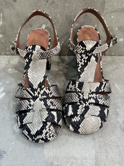 CANGREJERA TACÓN ANIMAL PRINT
