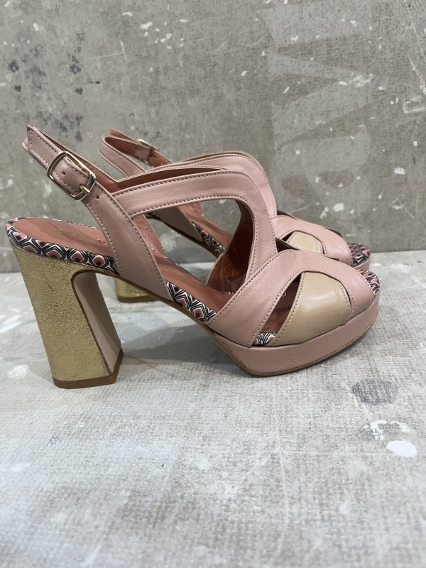 SANDALIA NUDE PLATAFORMA