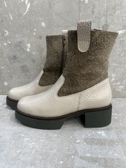 COMFORT CLASS BOTA CREMA-VERDE