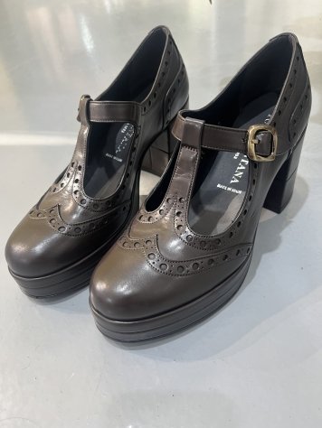 40P04 PONS QUINTANA ZAPATO PLATAFORMA CHOCOLATE