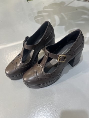40P04 PONS QUINTANA ZAPATO PLATAFORMA CHOCOLATE