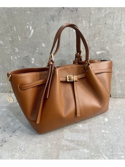 11R06 BOLSO COLOR CUERO CINTURÓN