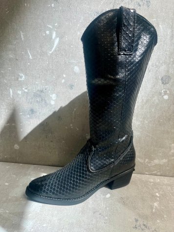 BOTA COWBOY GRABADA