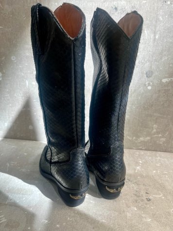 BOTA COWBOY GRABADA