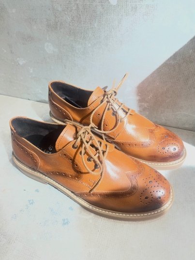ZAPATO CORDÓN CUERO SUELA CREPÉ